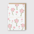 Congrats Flower Bunches Greeting Card