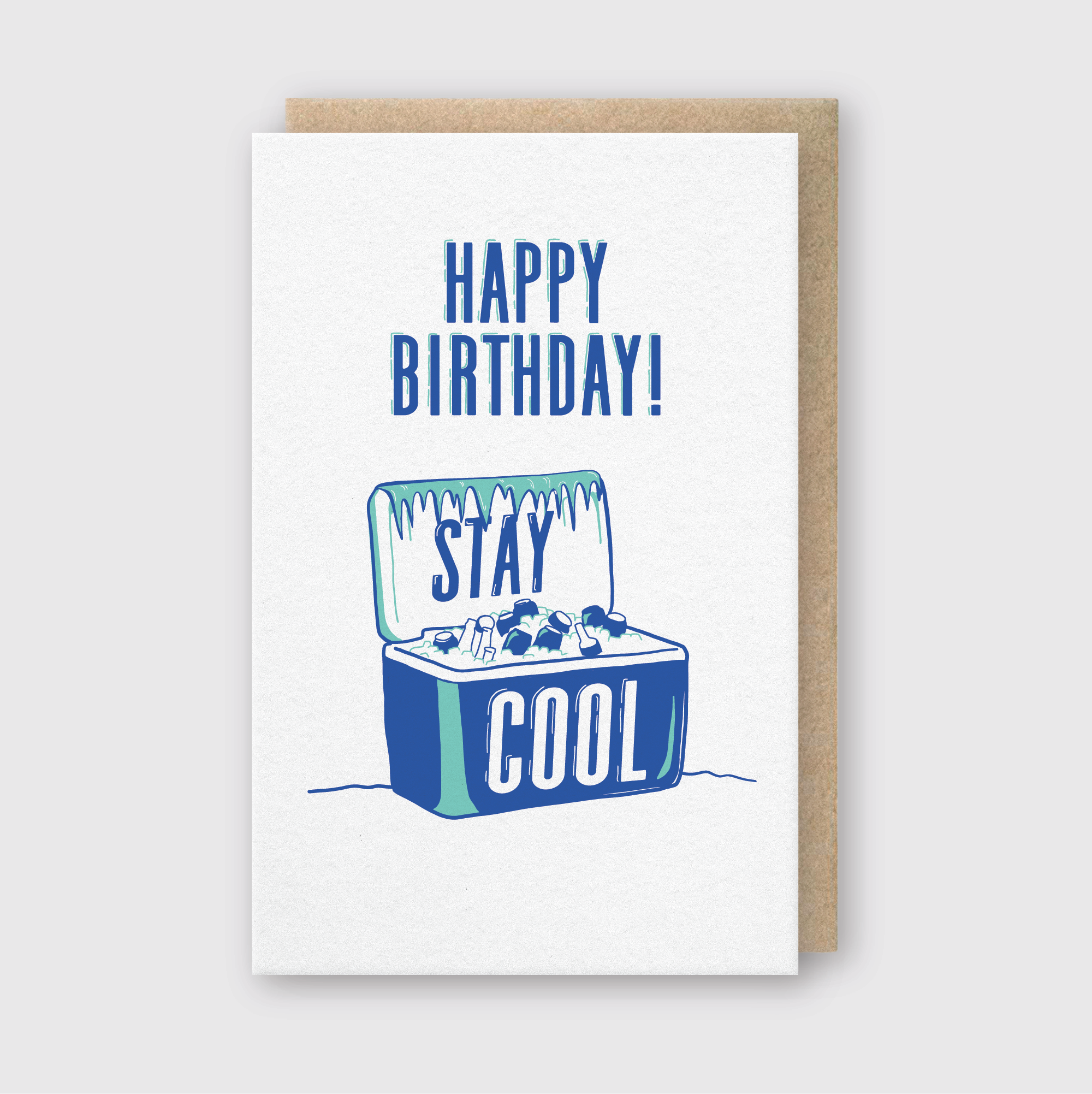 Happy Birthday Cooler Greeting Card