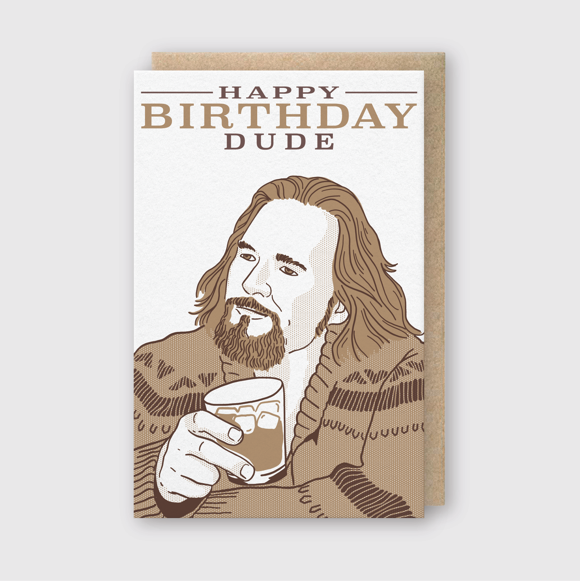 Happy Birthday Dude Greeting Card