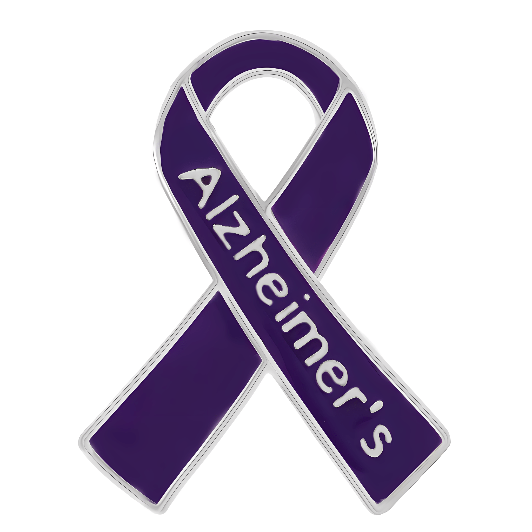 10 Pack Alzheimer's Awareness Ribbon Pins