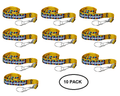 10 Pack Autism Ribbon Awareness Lanyards