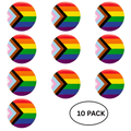 10 Pack Daniel Quasar Flag Button Pins