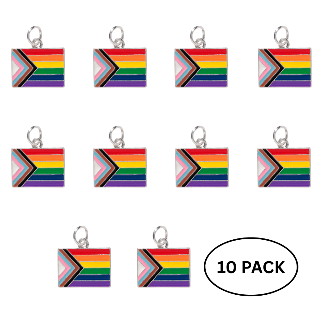 10 Pack Daniel Quasar Flag Charms