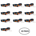 10 Pack Daniel Quasar Flag Lanyards