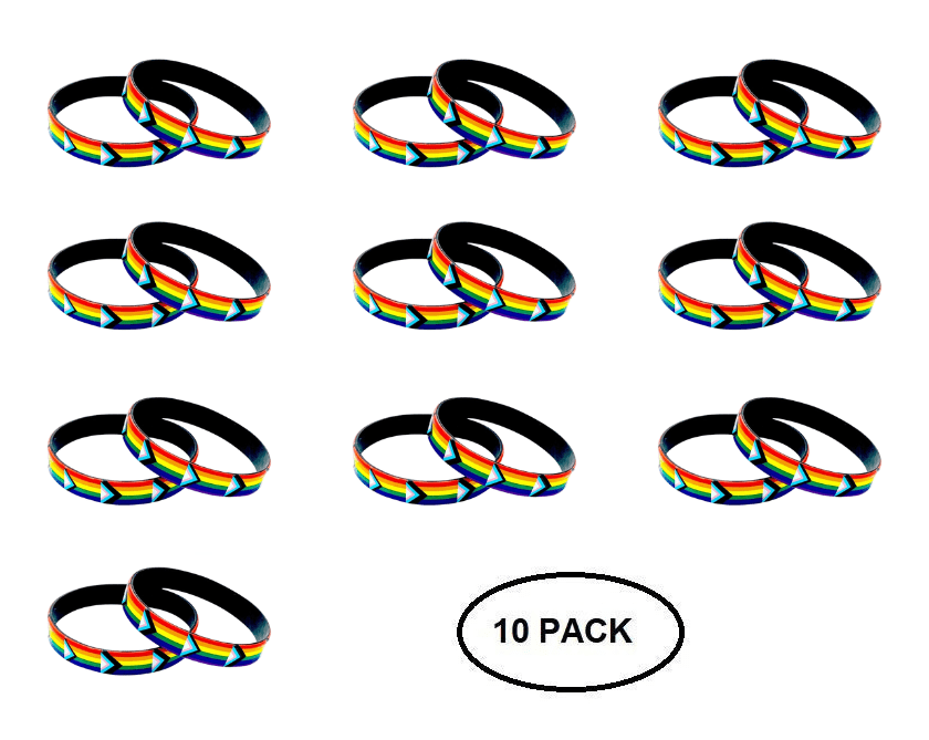 Daniel Quasar Flag Silicone Bracelets