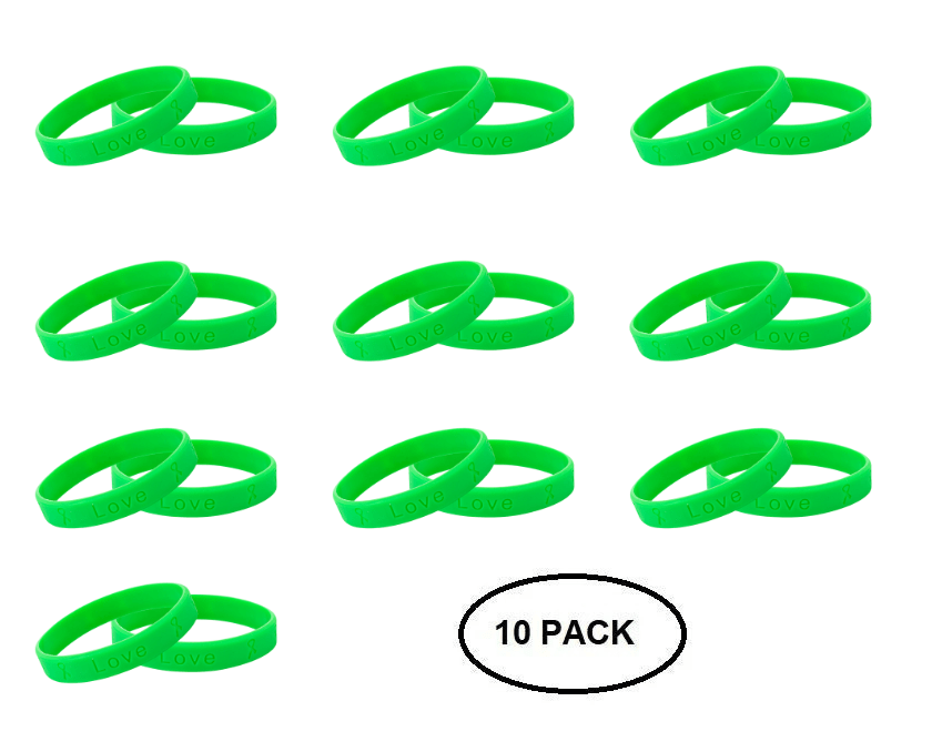 Green Silicone Bracelets