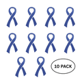 10 Pack Large Periwinkle Ribbon Pins