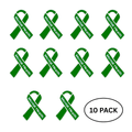 10 Pack Mental Health Awareness Ribbon Pins
