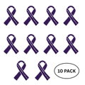 10 Pack Pancreatic Cancer Awareness Ribbon Pins