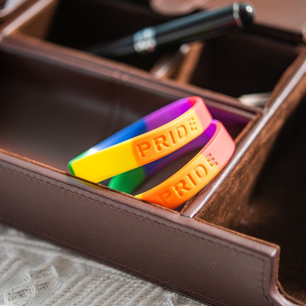 Rainbow PRIDE Silicone Bracelets