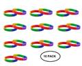 Rainbow PRIDE Silicone Bracelets