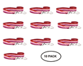 10 Pack Sunset Lesbian Flag Lanyards
