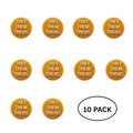 10 Pack They Them Pronoun Silicone Pins