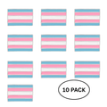 10 Pack Transgender Flag Pins