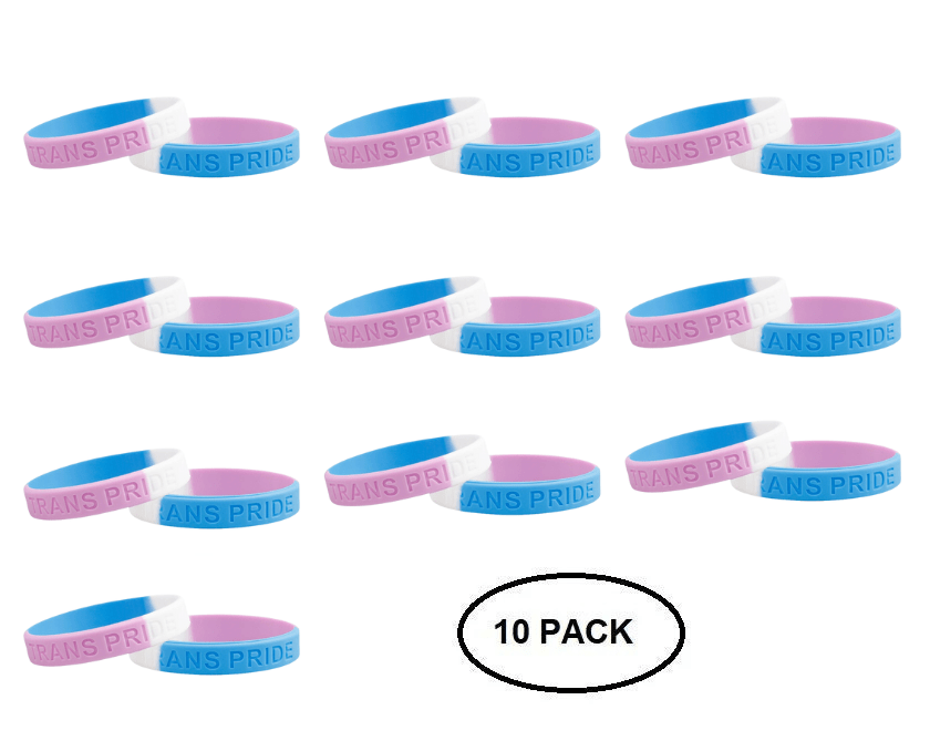 Transgender PRIDE Silicone Bracelets