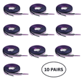 10 Pairs Asexual Flag Shoe Laces