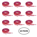 10 Pairs Lesbian Sunset Flag Shoe Laces