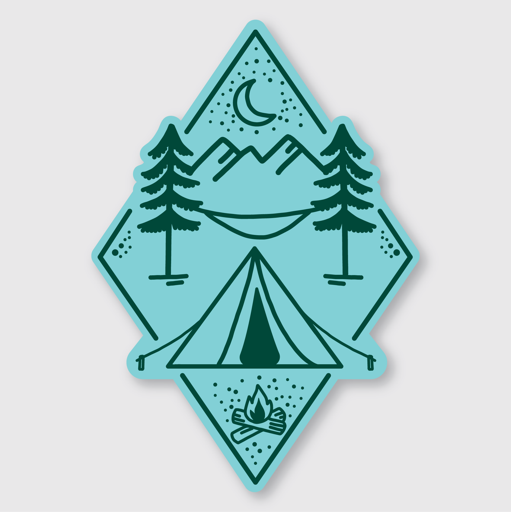 Campsite Sticker