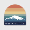 Seattle Sunset Arch Sticker