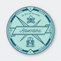 Adventure Compass Sticker