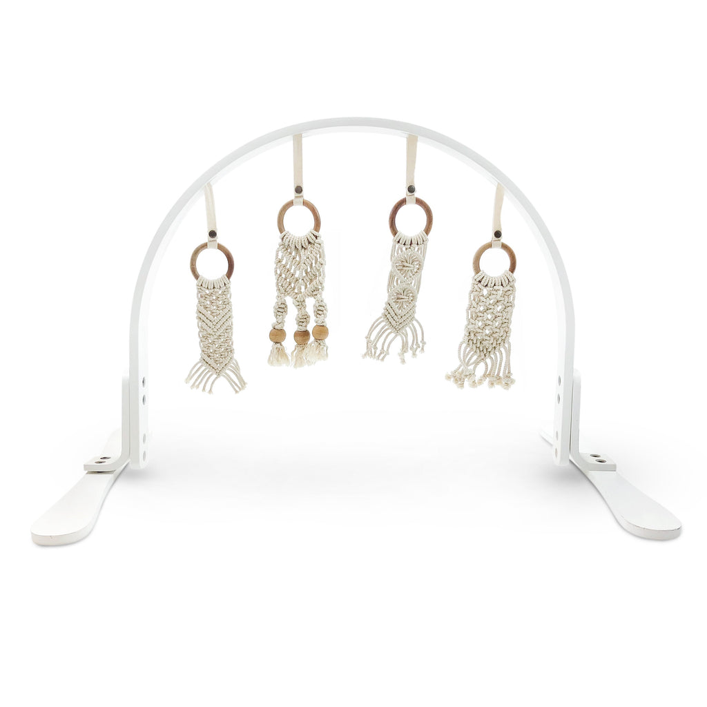 Macrame Lounge Mat & Play Gym Bundle