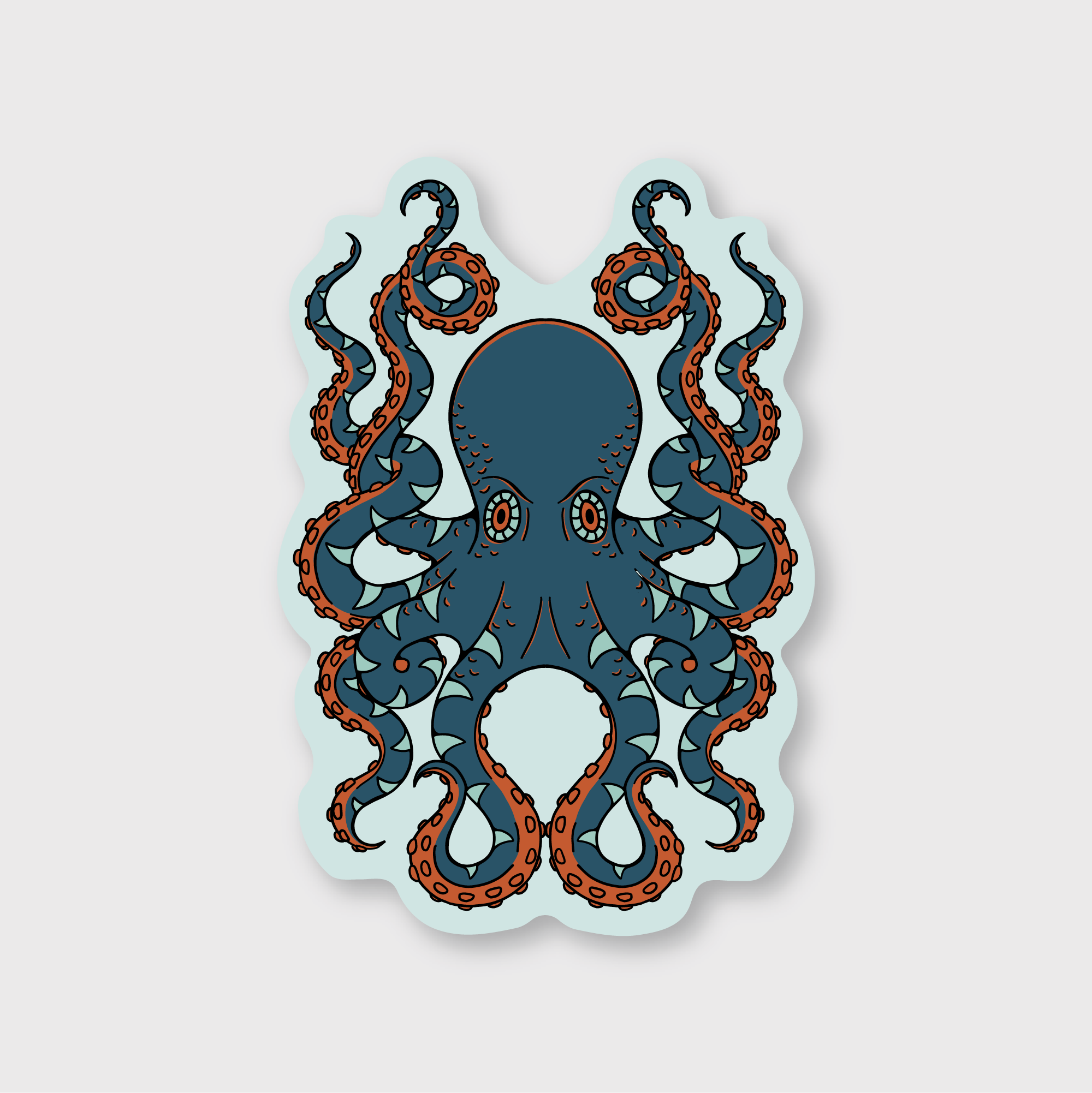 Bold Octopus Sticker