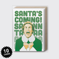 Box Set of 10 - Santa's Coming Greeting Card