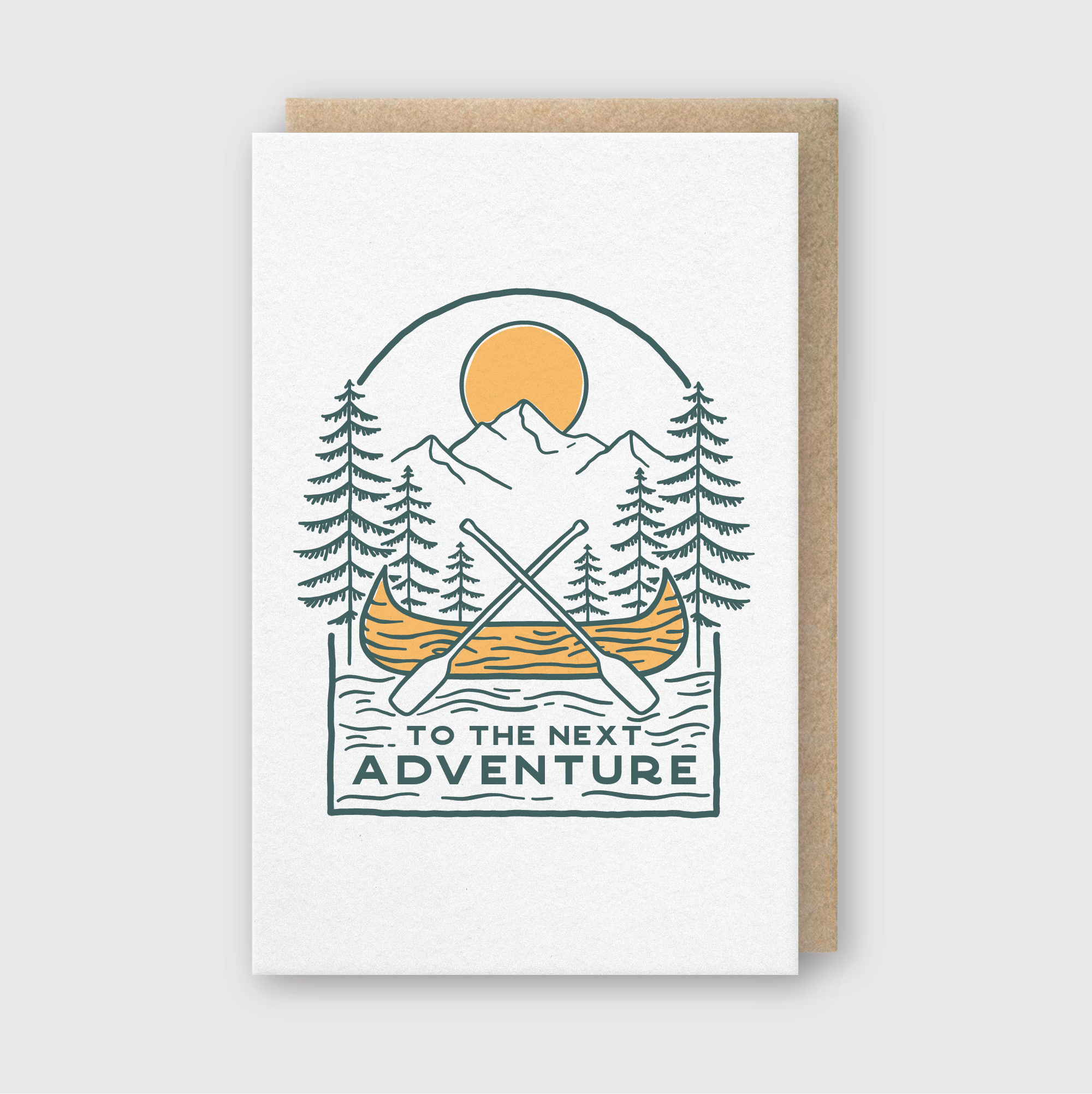 To The Next Adventure Greeting Card
