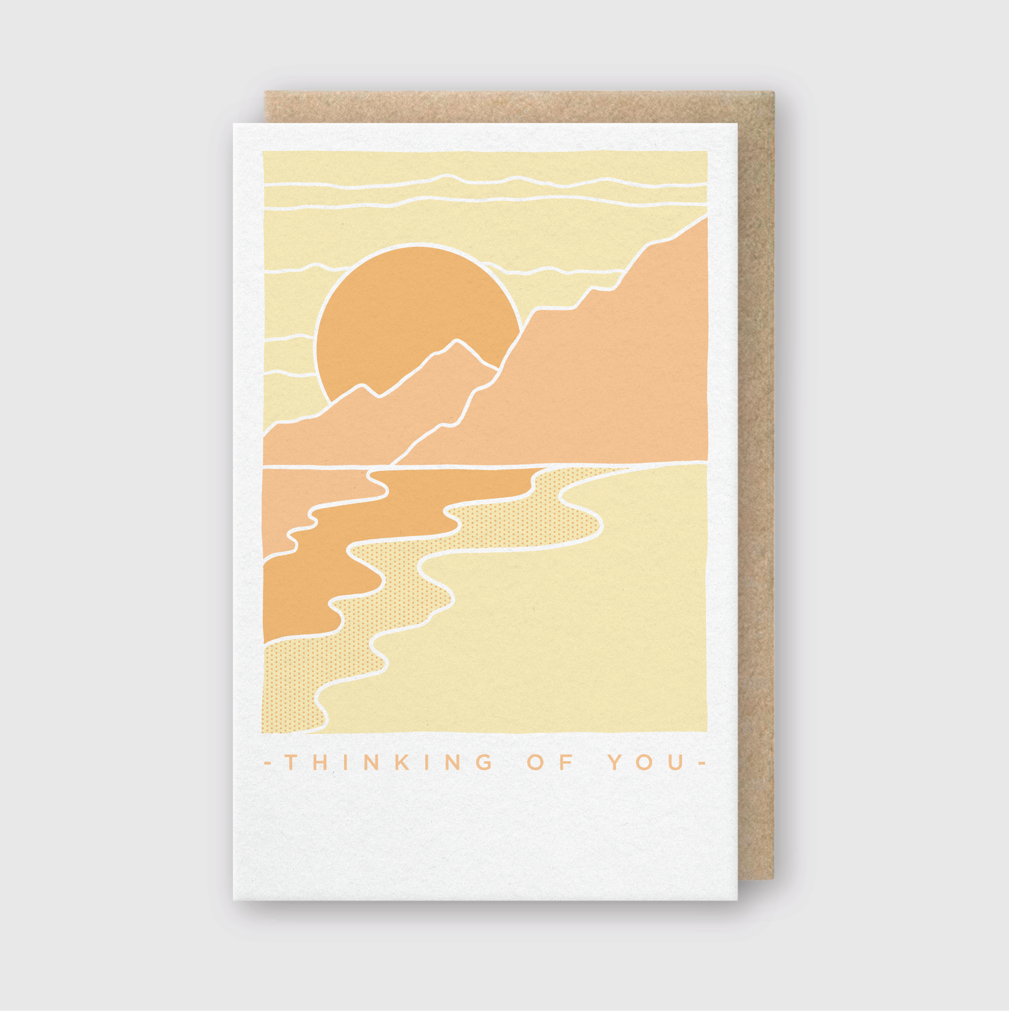 Thinking of You Scenery Greeting Card