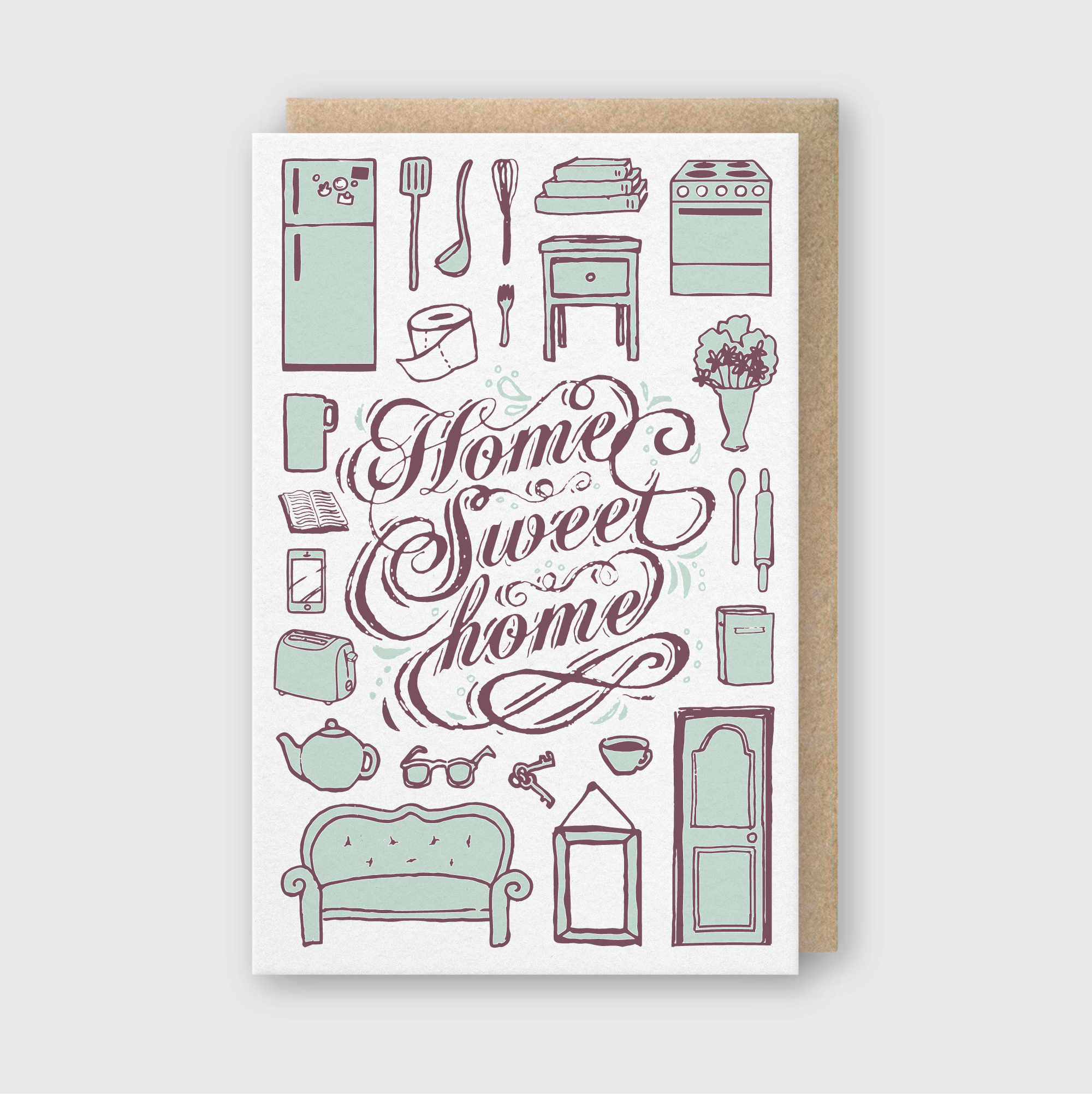 Home Sweet Home Greeting Card