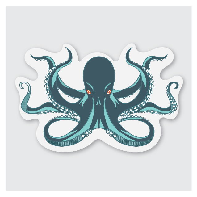 Octopus Sticker