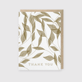 Thank You Vine Leaves Greeting Card