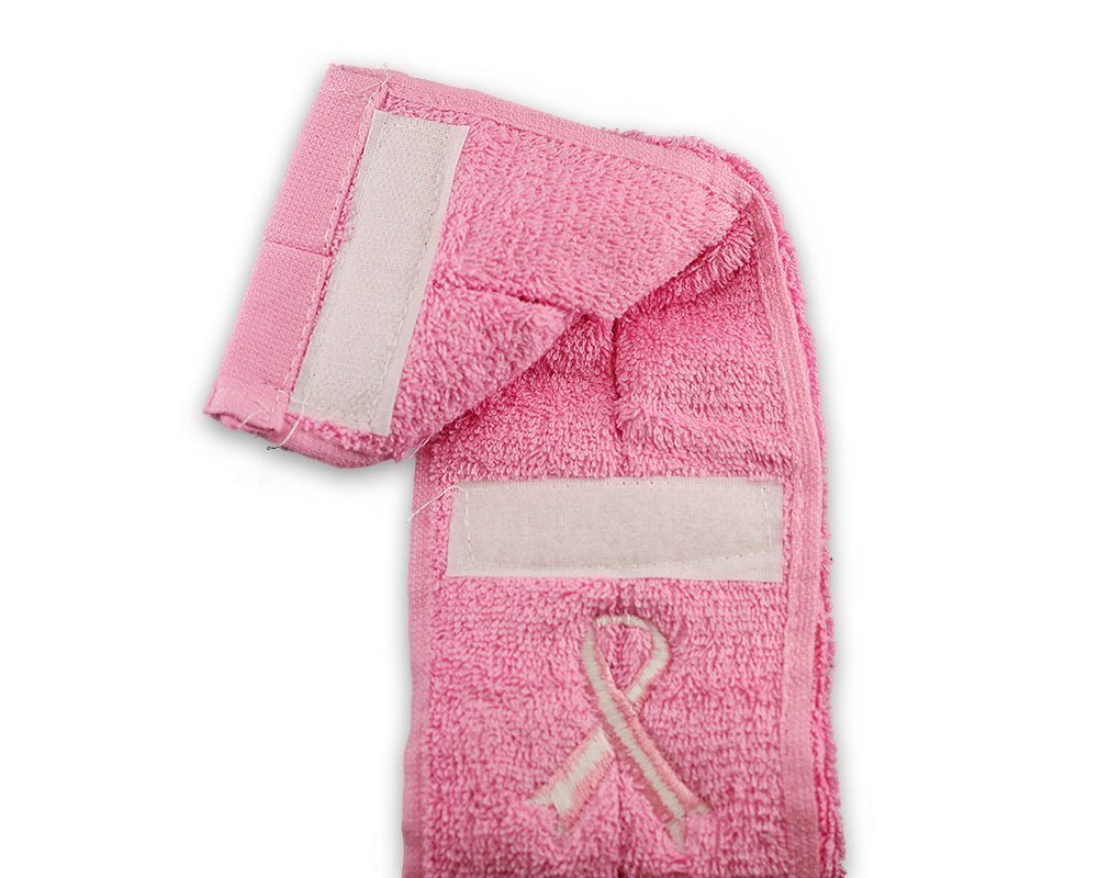 10 Pack Breast Cancer Pink Ribbon Football Athletic Towels