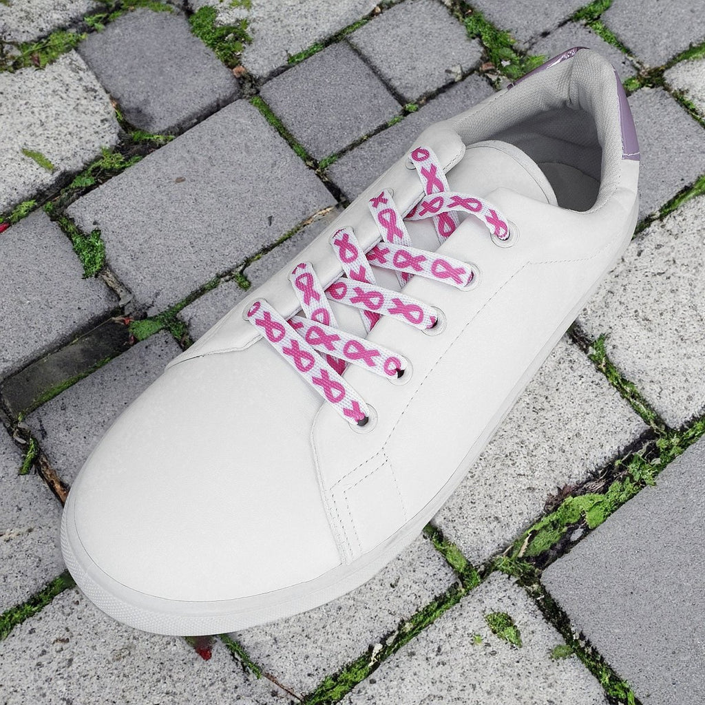 10 Pairs Breast Cancer Pink Ribbon Shoelaces