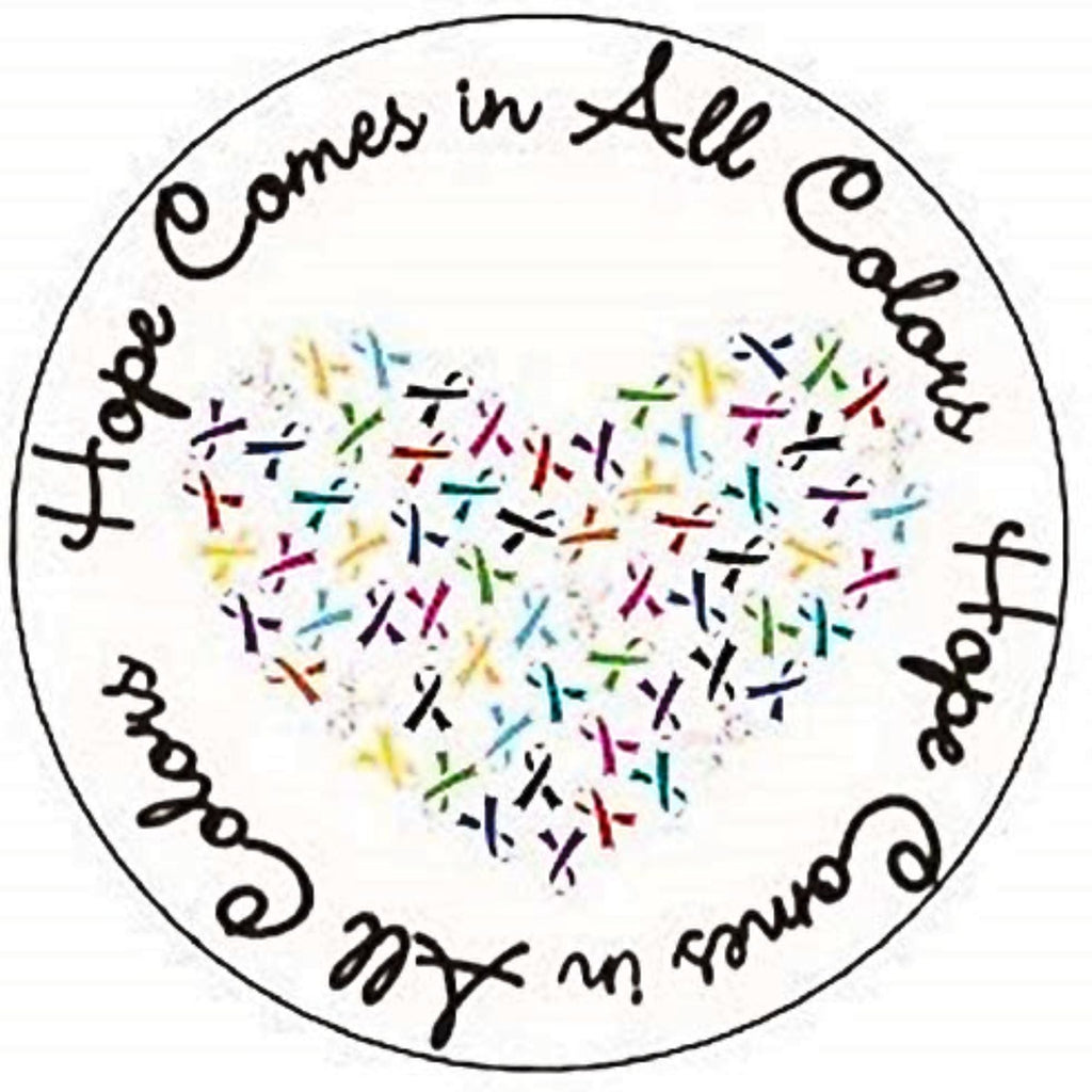 250 Hope Comes In All Colors Stickers (250 per Roll)