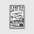 Seattle Lino Postcard