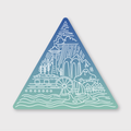 Seattle Geo Triangle Sticker