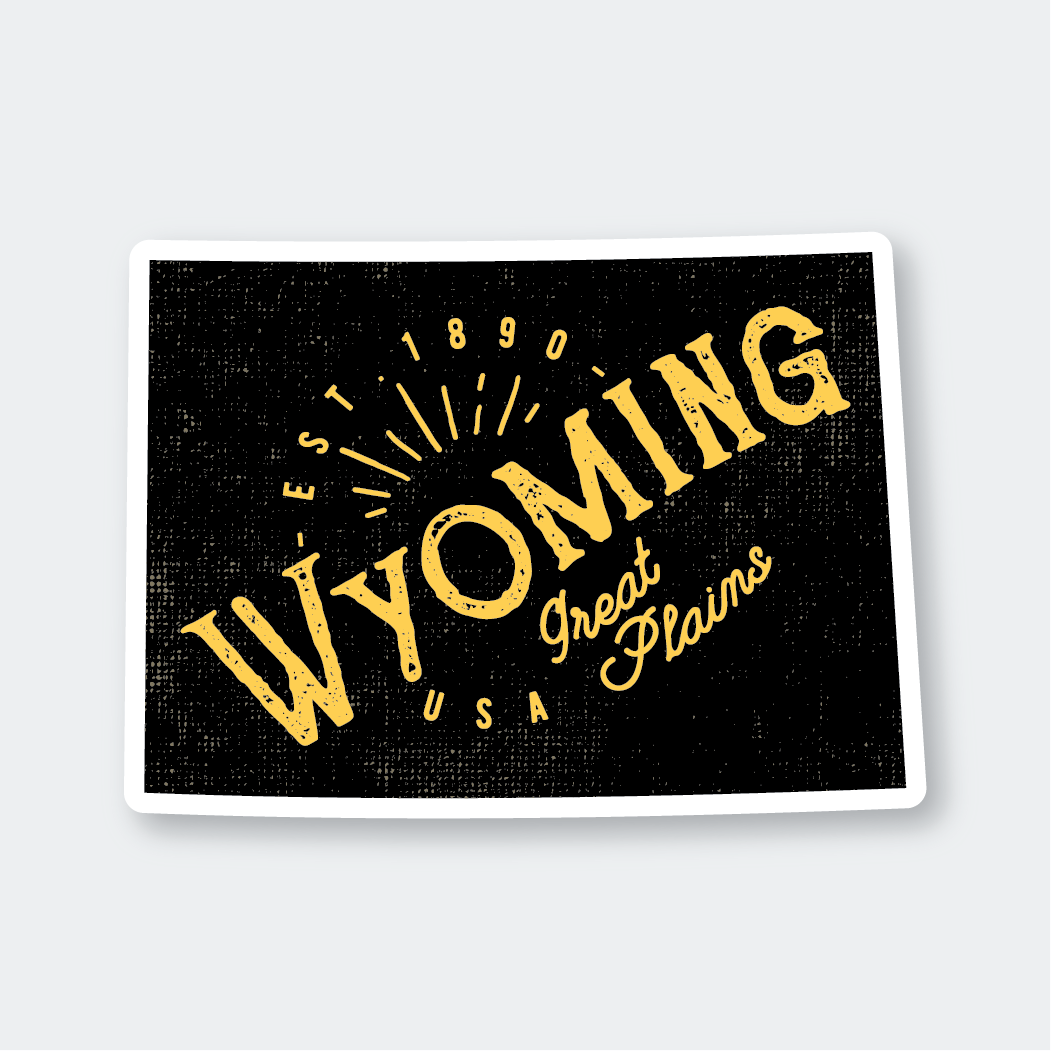 Wyoming #1 Sticker