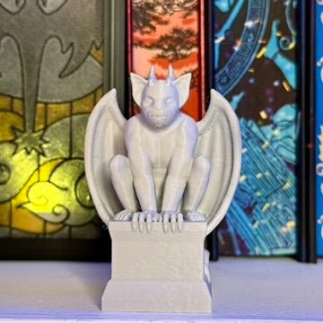 3d Printed Gargoyle Bookshelf Decor