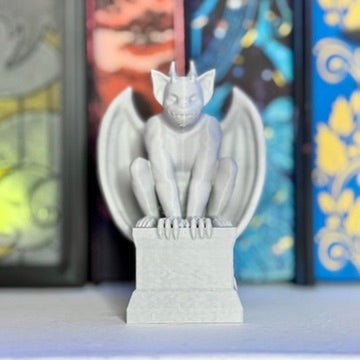 3d Printed Gargoyle Bookshelf Decor
