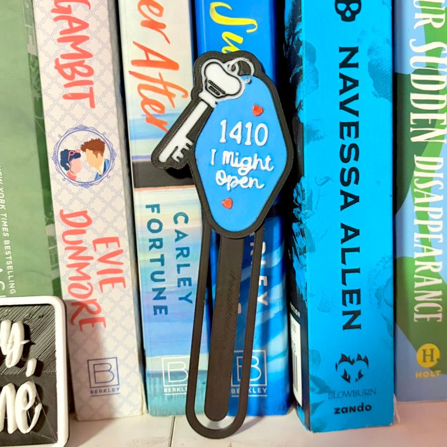 3D Printed I Might Open Hotel Key Paperclip Bookmark | Cute Book Accessory
