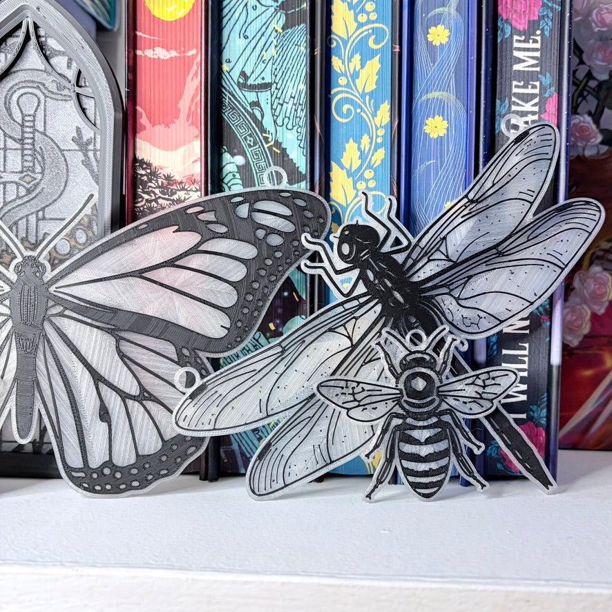 3D Printed Insect Suncatcher - 4 Versions