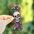 3d Printed Little Mouse Skull and Rose Bookmark