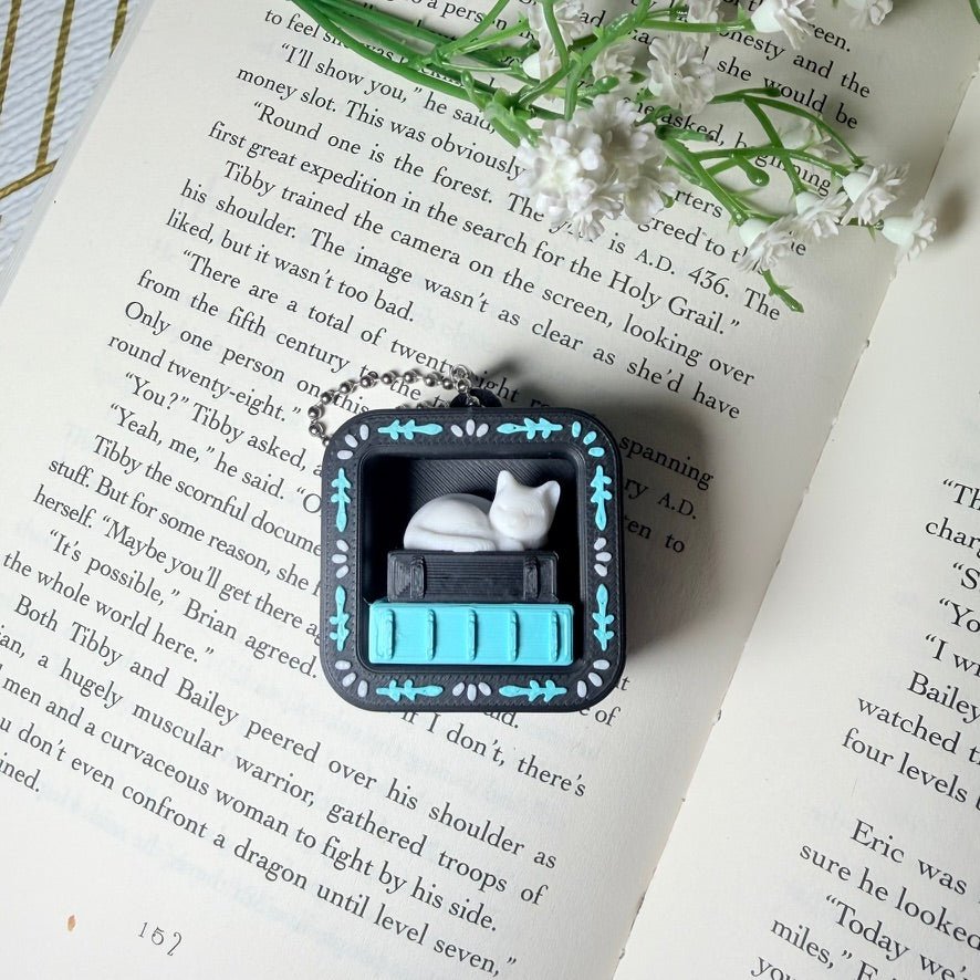 3d Printed Mini Bookshelf Fidget Clicker