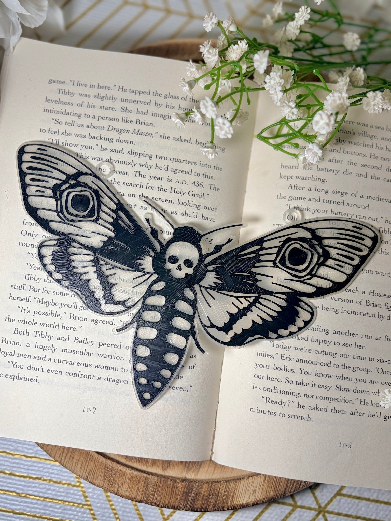 3D Printed Moth Suncatcher - 3 Versions