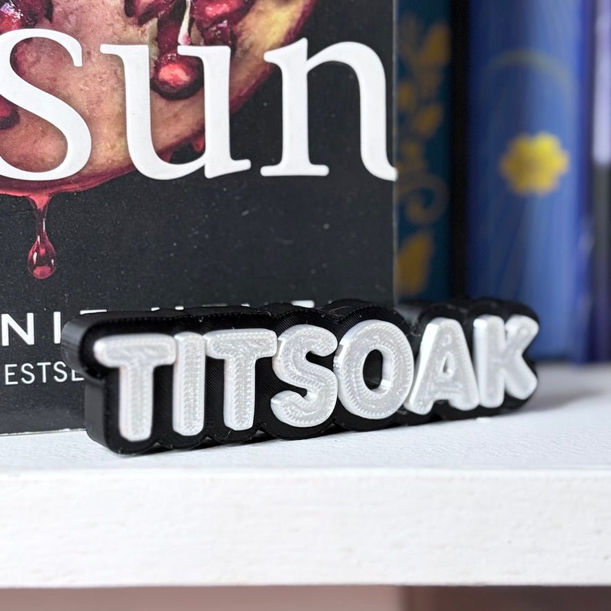 3d Printed Shelf Sign - Twilight Inspired