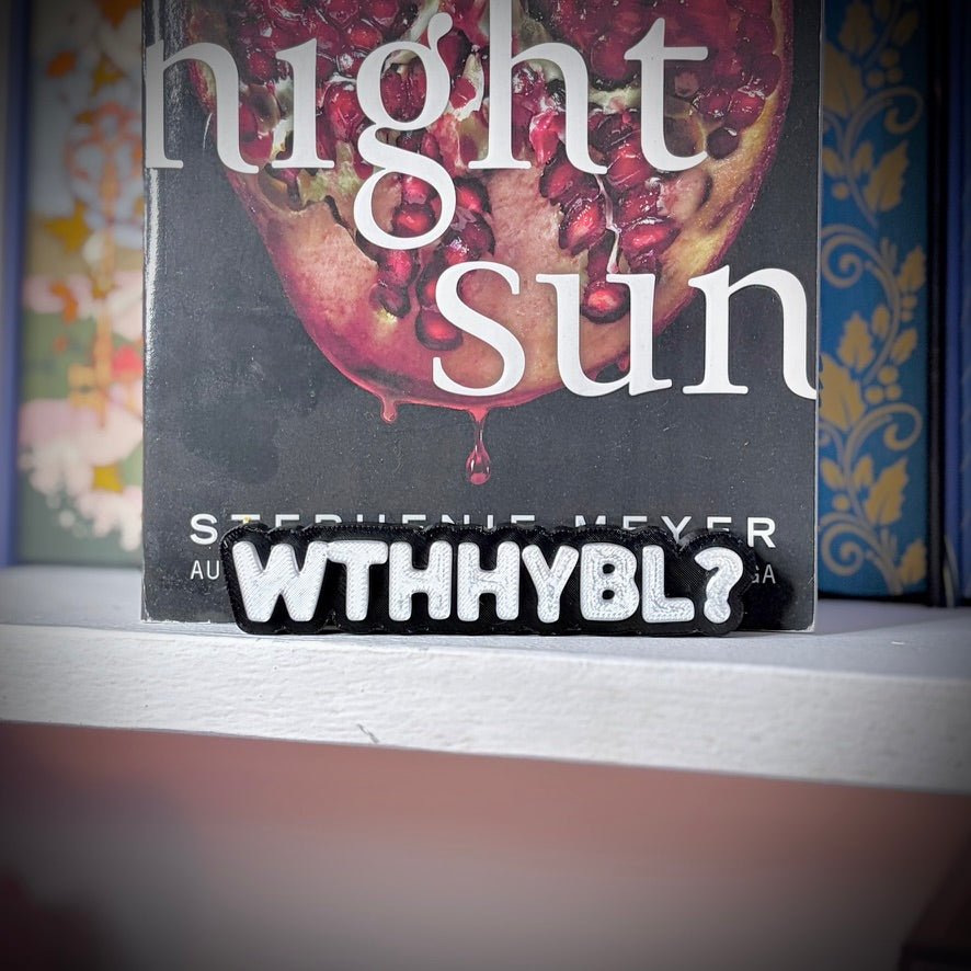 3d Printed Shelf Sign - Twilight Inspired