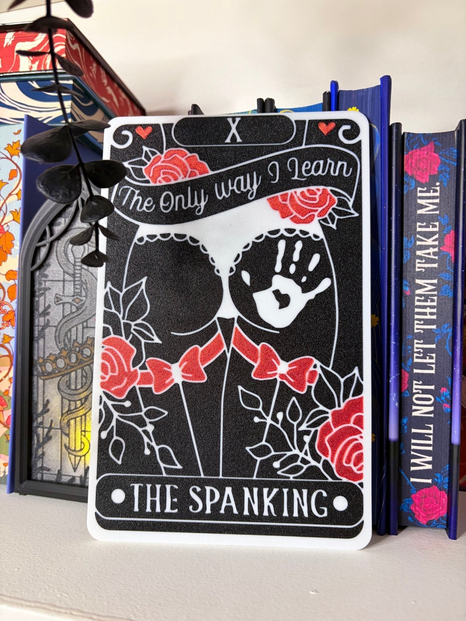 3d Printed Smut Sign "The Spanking" Decor