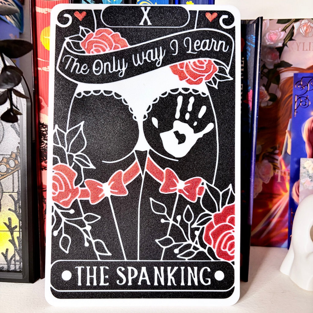 3d Printed Smut Sign "The Spanking" Decor