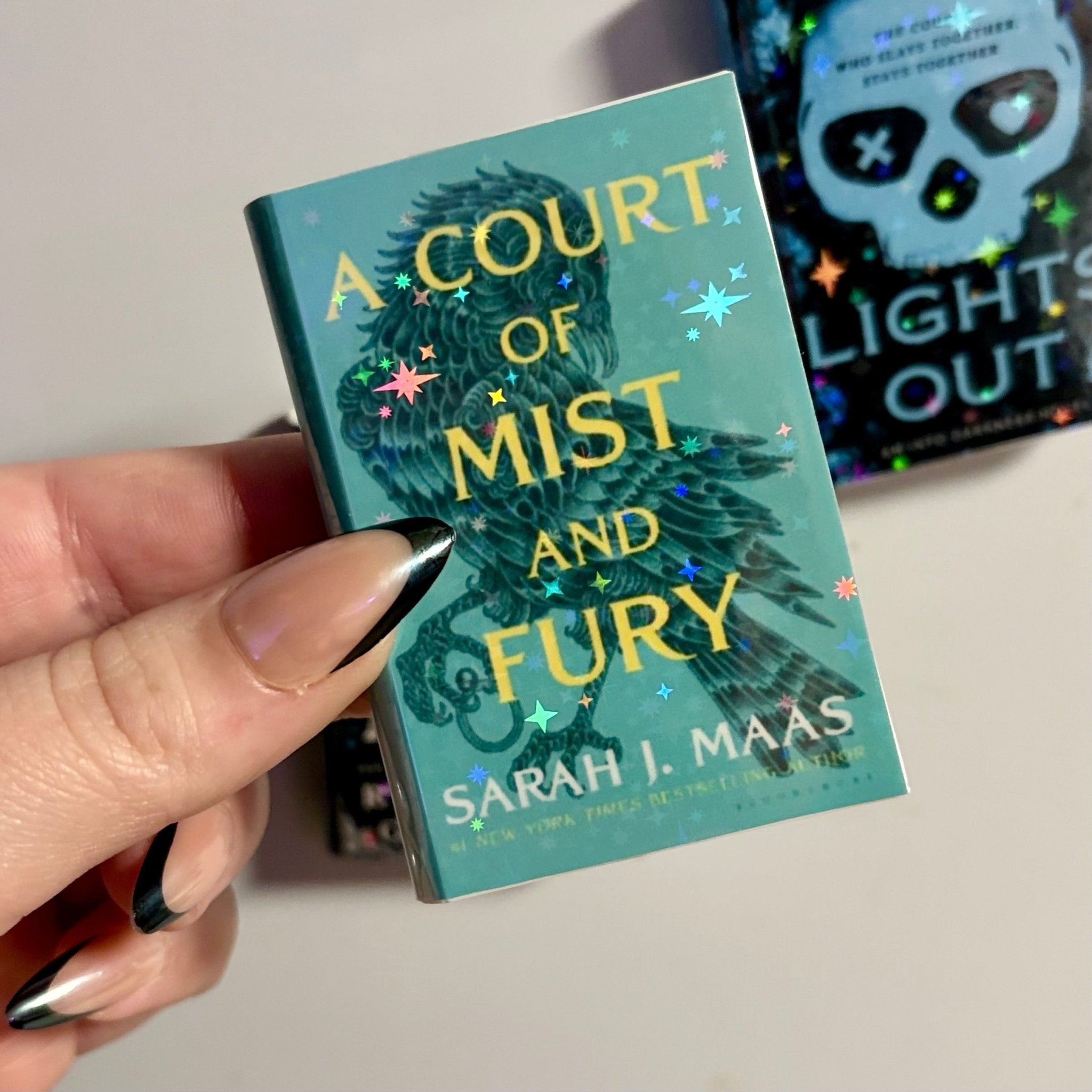 3d Printed Star Sparkle CUSTOM Book Magnet